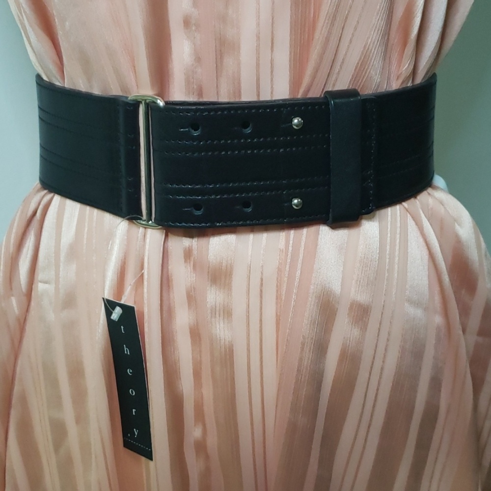 Theory Genuine Leather belt. New but I cut tag :(